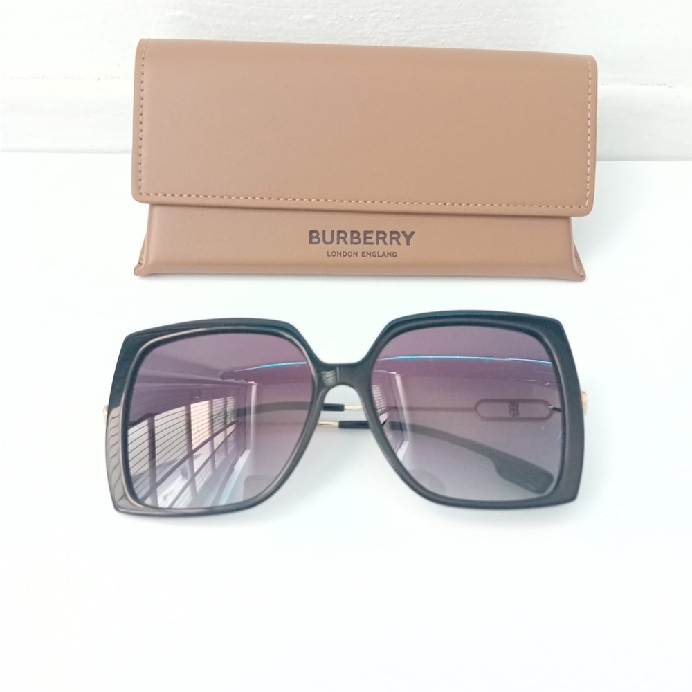 Burberry Grey Gradient Oversized Ladies Sunglasses BE4332 30018G - Picture 8 of 11